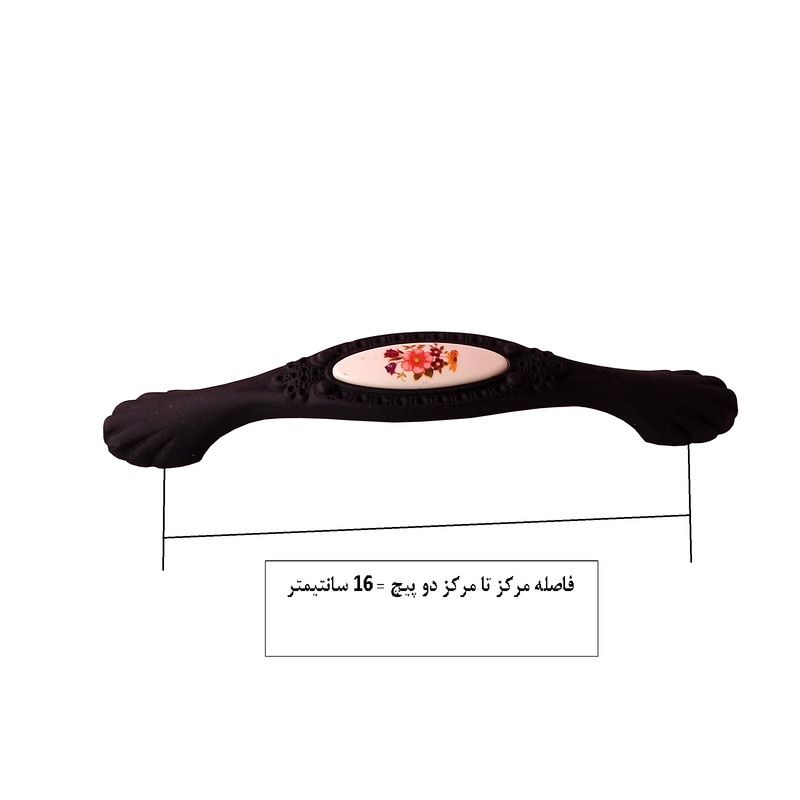 دستگیره کابینت و کمد مدل PNSM160 بسته 5 عددی