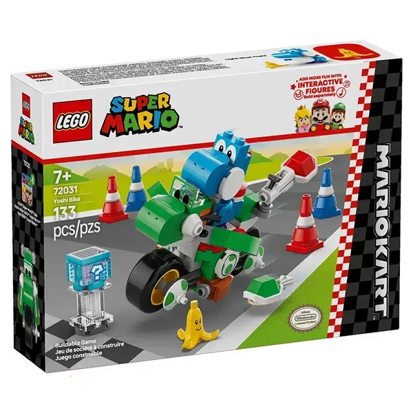 لگو 133 تکه سری سوپر ماریو مدل Mario Kart Yoshi Bike کد 72031