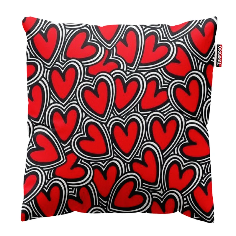 کوسن پاد آفرین طرح قلب سایز 30*30 سانتی متر 