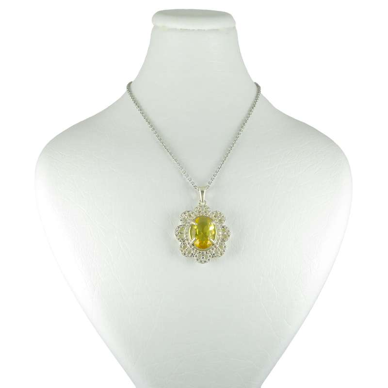 گردنبند نقره زنانه مدل AV175N-S14 C3 گردنبند نقره زنانه مدل AV175N-S14 C3