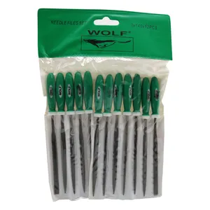 سوهان فلز ولف مدل دم موشی کد YP-3*140 مجموعه 12 عددی