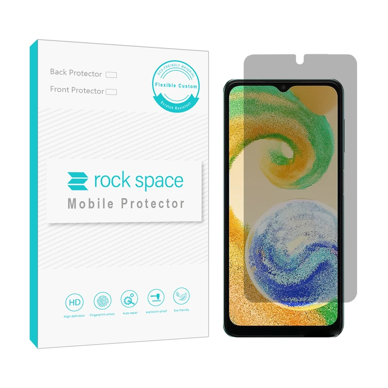 محافظ صفحه نمایش حریم شخصی راک اسپیس کد PRV مناسب برای گوشی موبایل سامسونگ Galaxy A04s