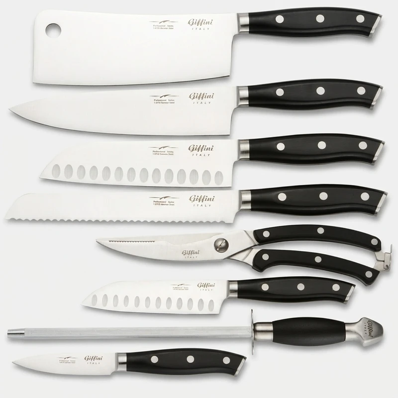 سرویس چاقو آشپزخانه 8 پارچه  جی فی نی مدل G-01