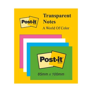 کاغذ یادداشت چسب دار پست ایت مدل شفاف بسته 60 عددی