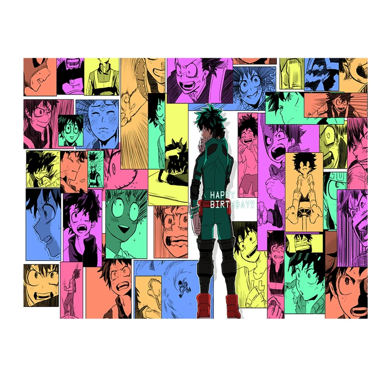 پوستر طرح انیمه مای هیرو آکادمی کد px5