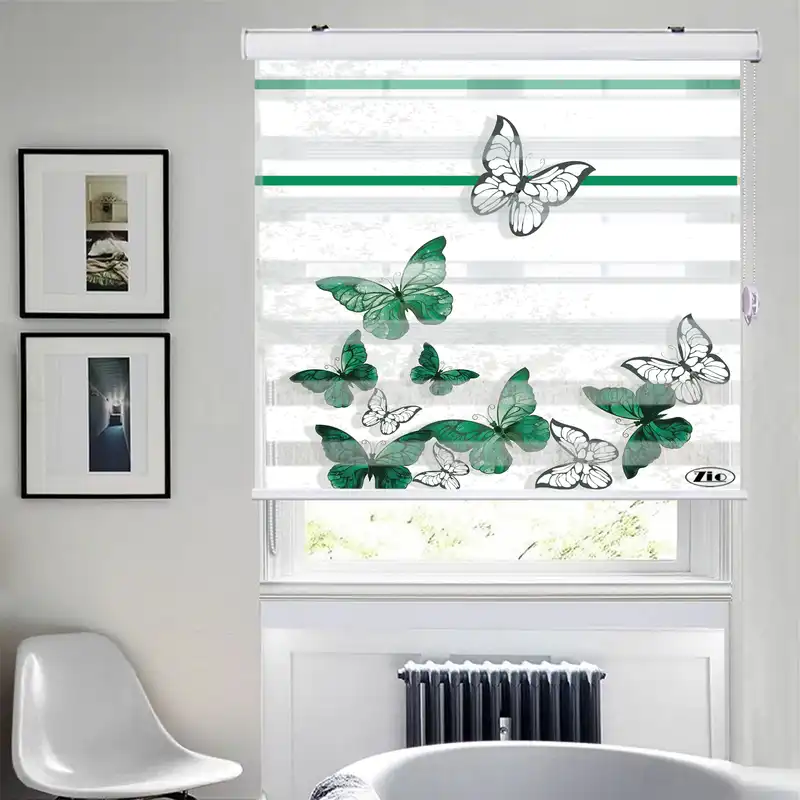 پرده زبرا زیو مدل TD-4 سایز 100x150 سانتی متر