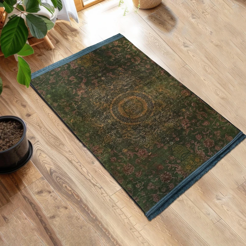 پادری طرح مستطیل کد E24 سایز 80×50 سانتی متر