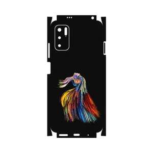MAHOOT Rainbow Hair Digital Art-FullSkin Cover Sticker for Xiaomi Redmi Note 10 5G