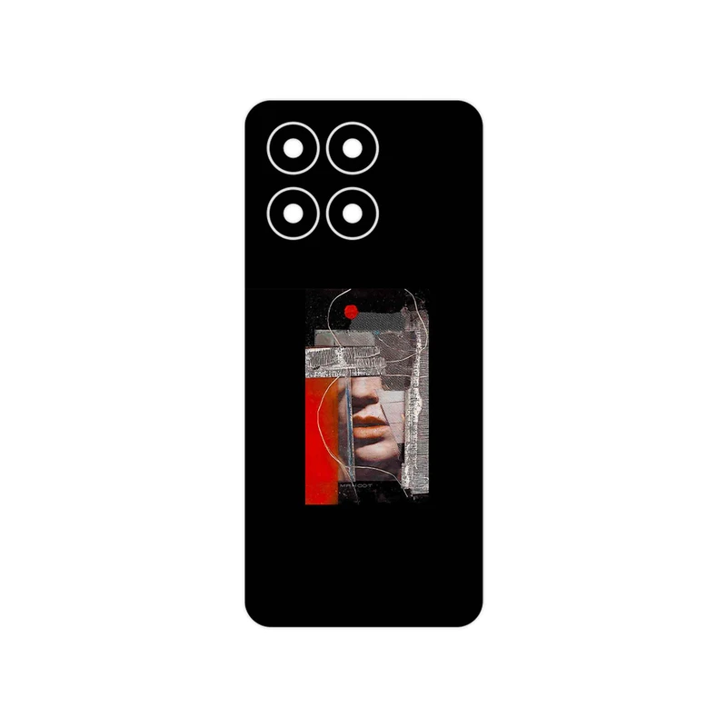 برچسب پوششی ماهوت مدل Collage of Mouth مناسب برای گوشی موبایل آنر X6a