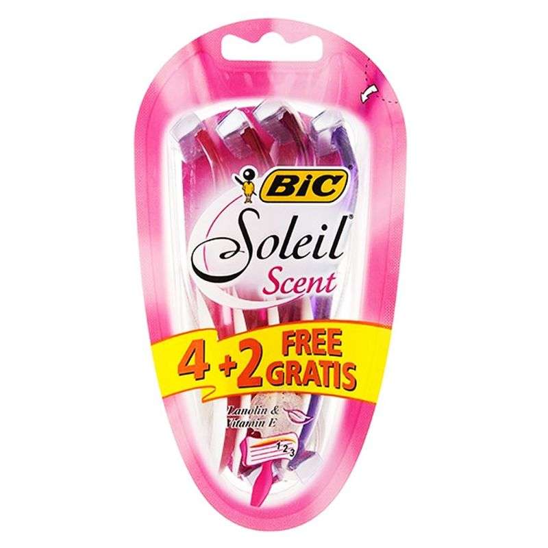 خود تراش بیک مدل soleit بسته 6 عددی