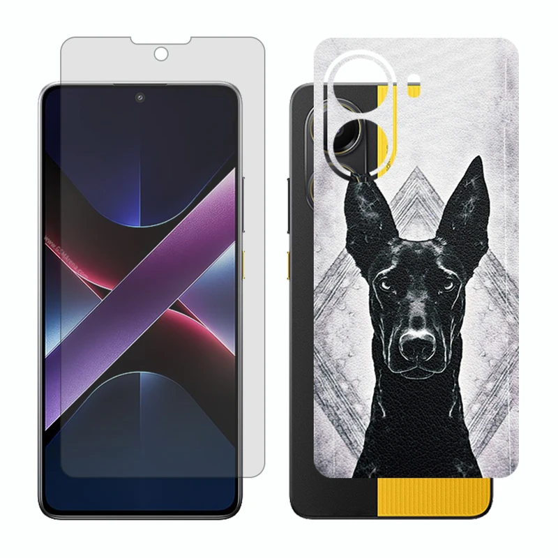 محافظ صفحه نمایش مات گلس مدل Together مناسب برای گوشی موبایل شیائومی Poco X7 Pro به همراه برچسب پوششی پشت گوشی