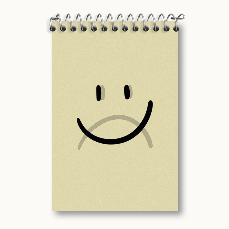 دفتر یادداشت 50 برگ خندالو مدل خوشحال و ناراحت کد F1881