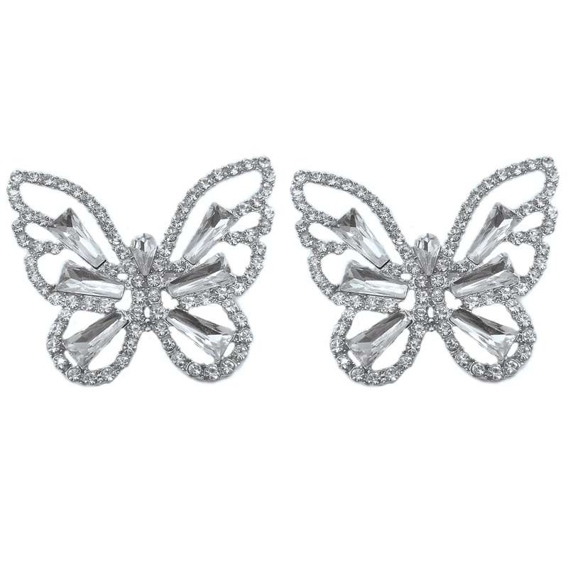 گوشواره زنانه مدل پروانه جواهری گوشواره زنانه مدل پروانه جواهری