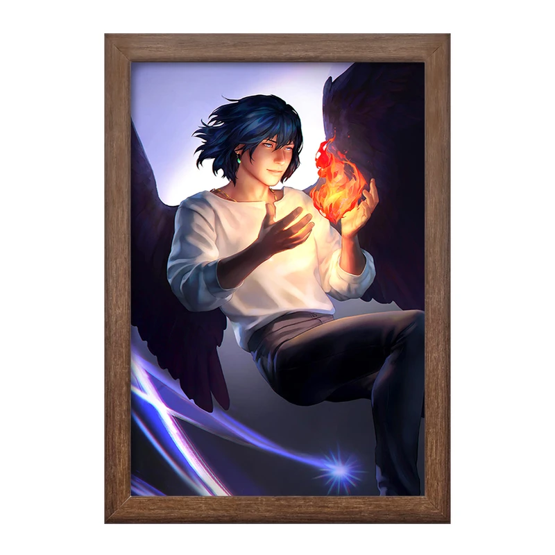 تابلو خندالو طرح هاول پندراگون انیمه قلعه متحرک هاول  کد 12899