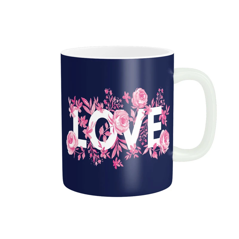 ماگ پادآفرین مدل عشق طرح قلب LOVE کد p6229