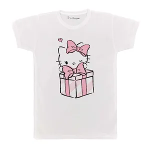 تی شرت بچگانه پرمانه طرح Kitty کد pmt.2424