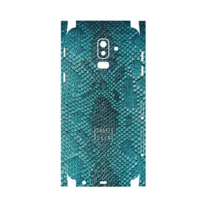 MAHOOT Blue Snake Skin-FullSkin Cover Sticker for Samsung Galaxy J8