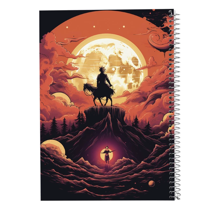 دفتر نت موسیقی 50 برگ مدوپد مدل Naroto کد DF11298