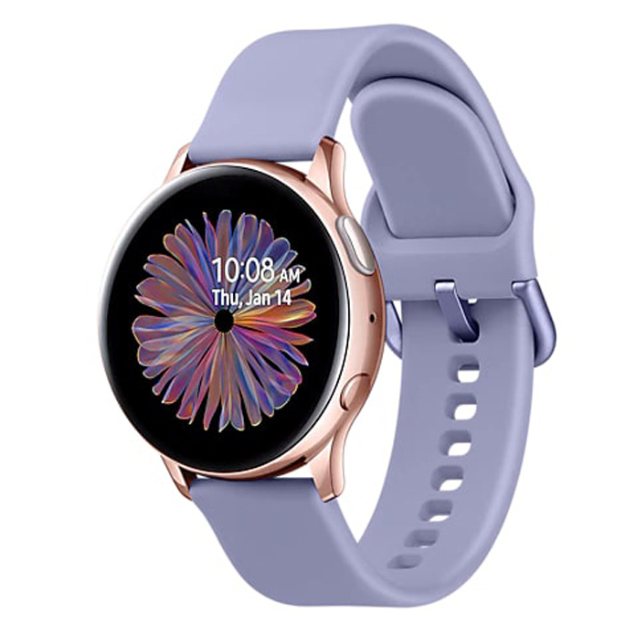 ساعت هوشمند سامسونگ مدل Galaxy Watch Active2 40mm Lilac Band بند لاستیکی