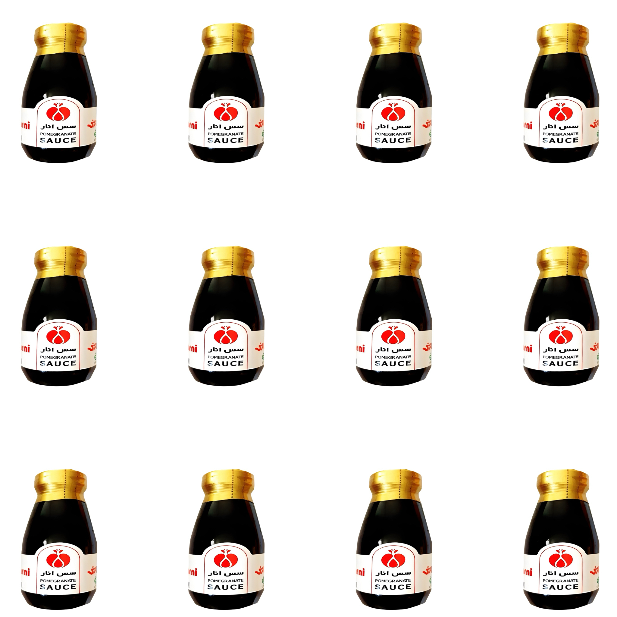 سس انار نارنی - 350 گرم مجموعه 12 عددی