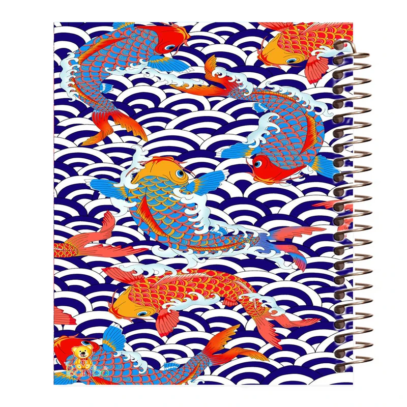 دفتر مشق 100 برگ بانیبو طرح  افتاب پرست کد 251