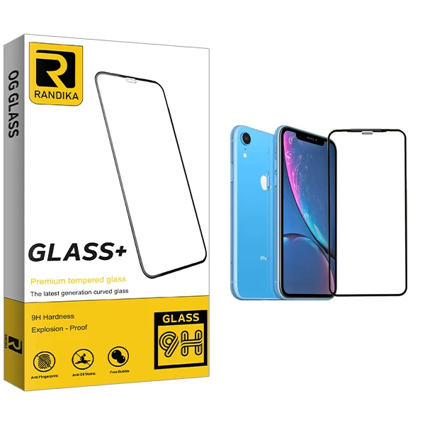 محافظ صفحه نمایش 5D راندیکا مدل GLD مناسب برای گوشی موبایل اپل iPhone XR
