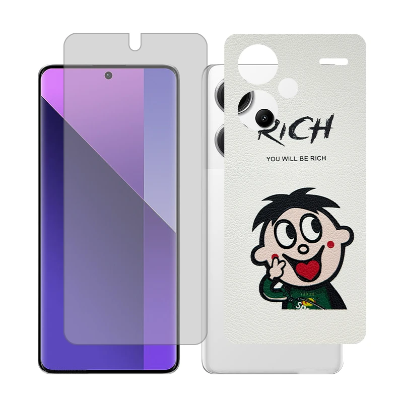 محافظ صفحه نمایش مات گلس مدل Together مناسب برای گوشی موبایل شیائومی Redmi Note 13 Pro Plus به همراه برچسب پوششی