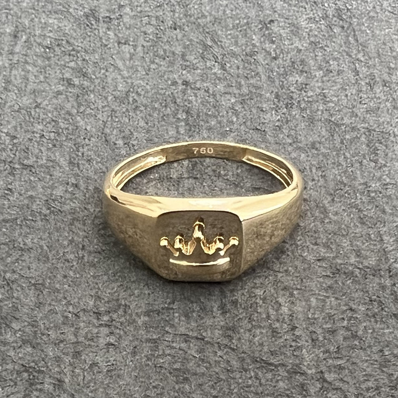 انگشتر طلا 18 عیار مردانه دوست خوب مدل dk234