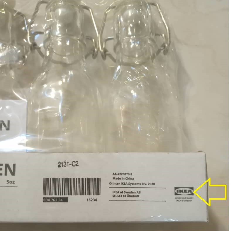 بطری ایکیا مدل 150-CC مجموعه 3 عددی