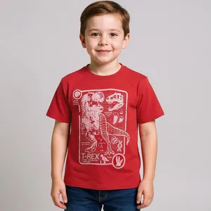 تی شرت آستین کوتاه پسرانه فیورلا مدل t-rex کد 35059