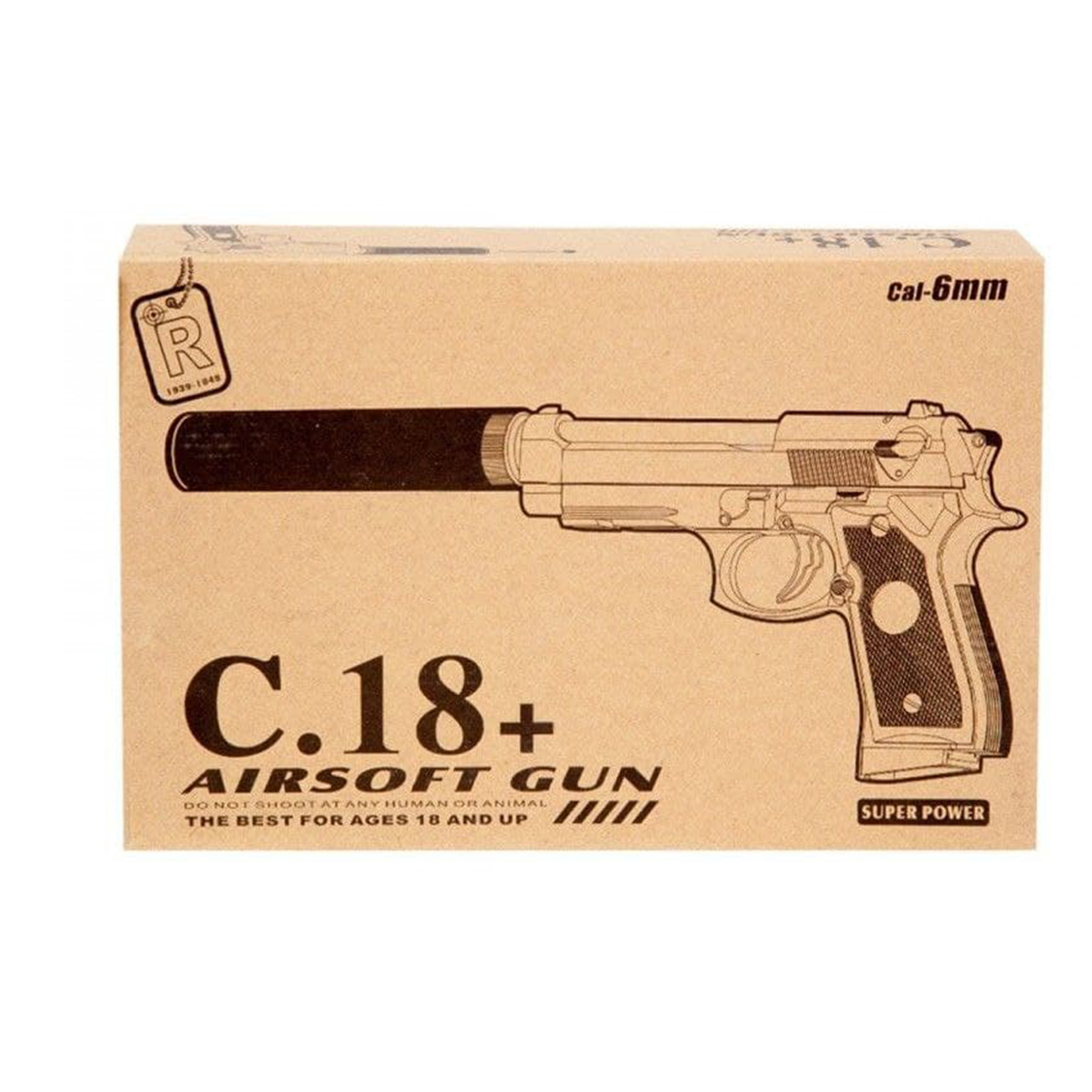 تفنگ بازی طرح کلت کد C.18+