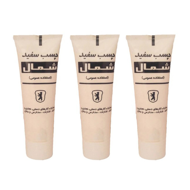 چسب چوب شمال کد 6 حجم 100 میلی لیتر بسته 3 عددی