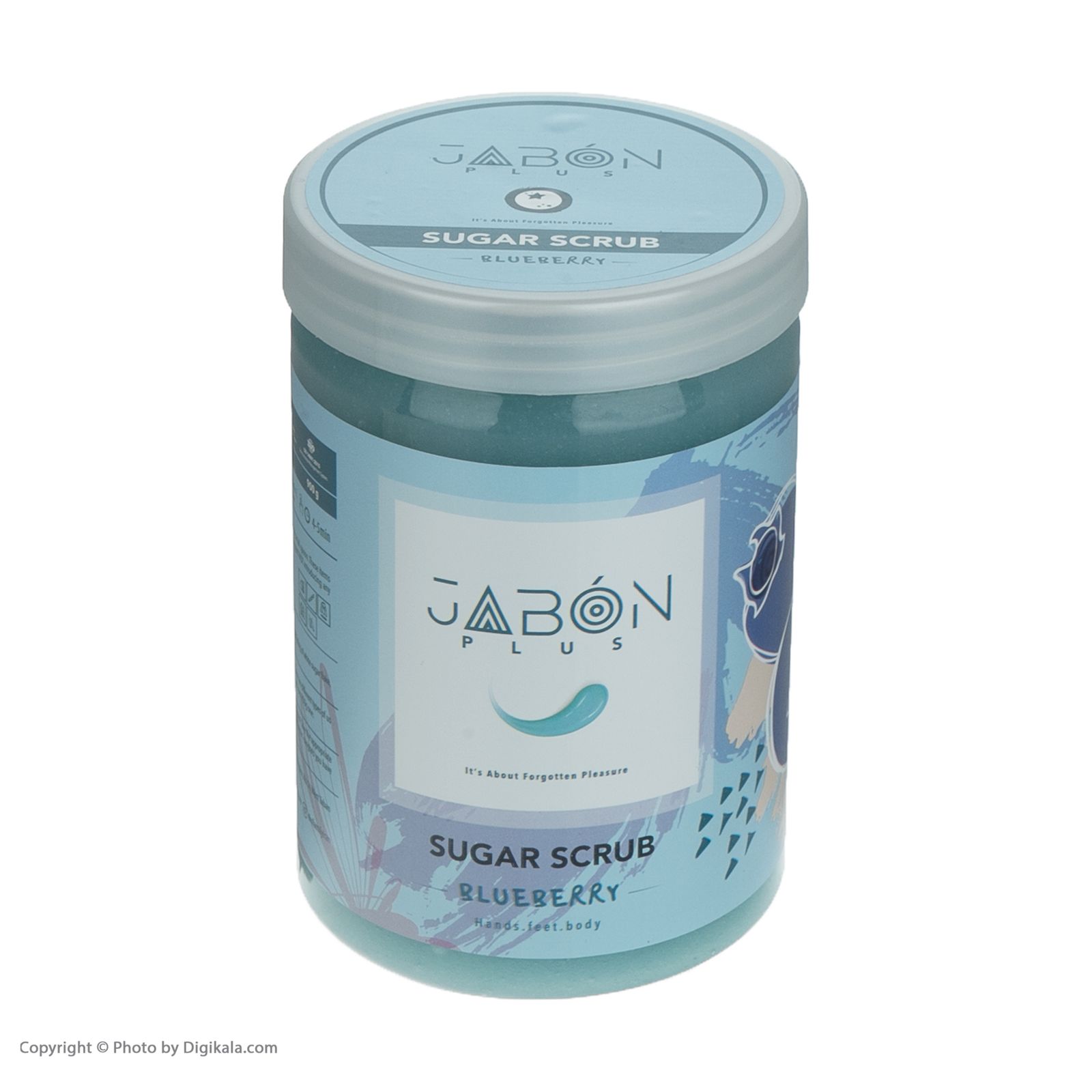 اسکراب شکری لایه بردار پوست ژبن پلاس مدل Blueberry وزن 900 گرم -  - 4