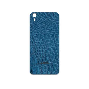 MAHOOT Blue-Crocodile-Leather Cover Sticker for HTC Desire Eye