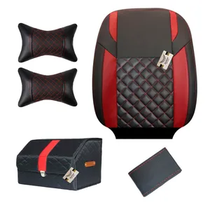 روکش صندلی سوشیانت مدل کاج مناسب برای دنا و دنا پلاس همراه با پشت گردنی و دور فرمان و باکس