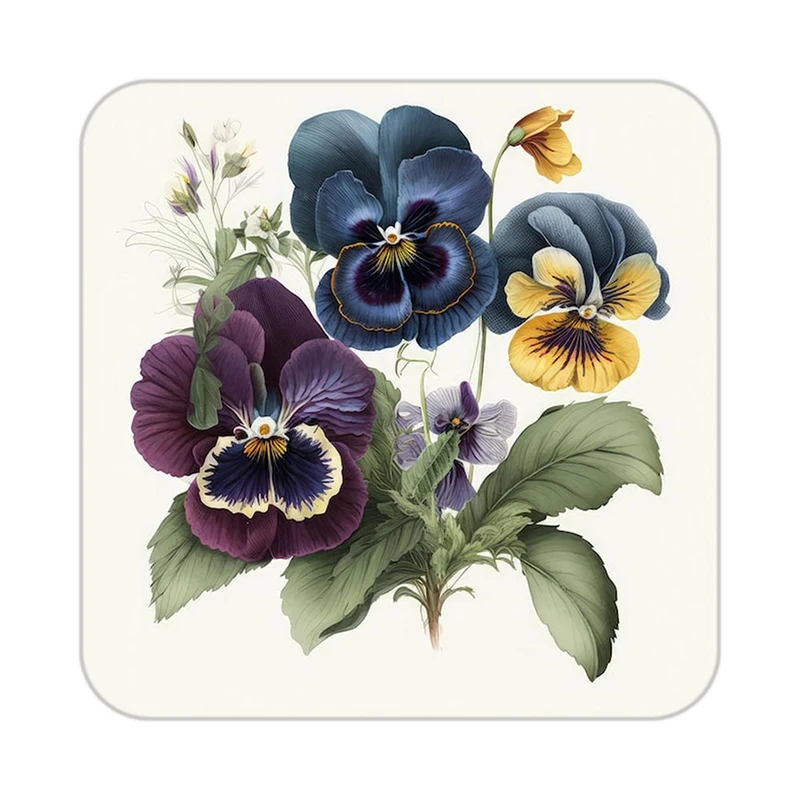 زیر لیوانی کاکتی طرح گل مدل mp18288