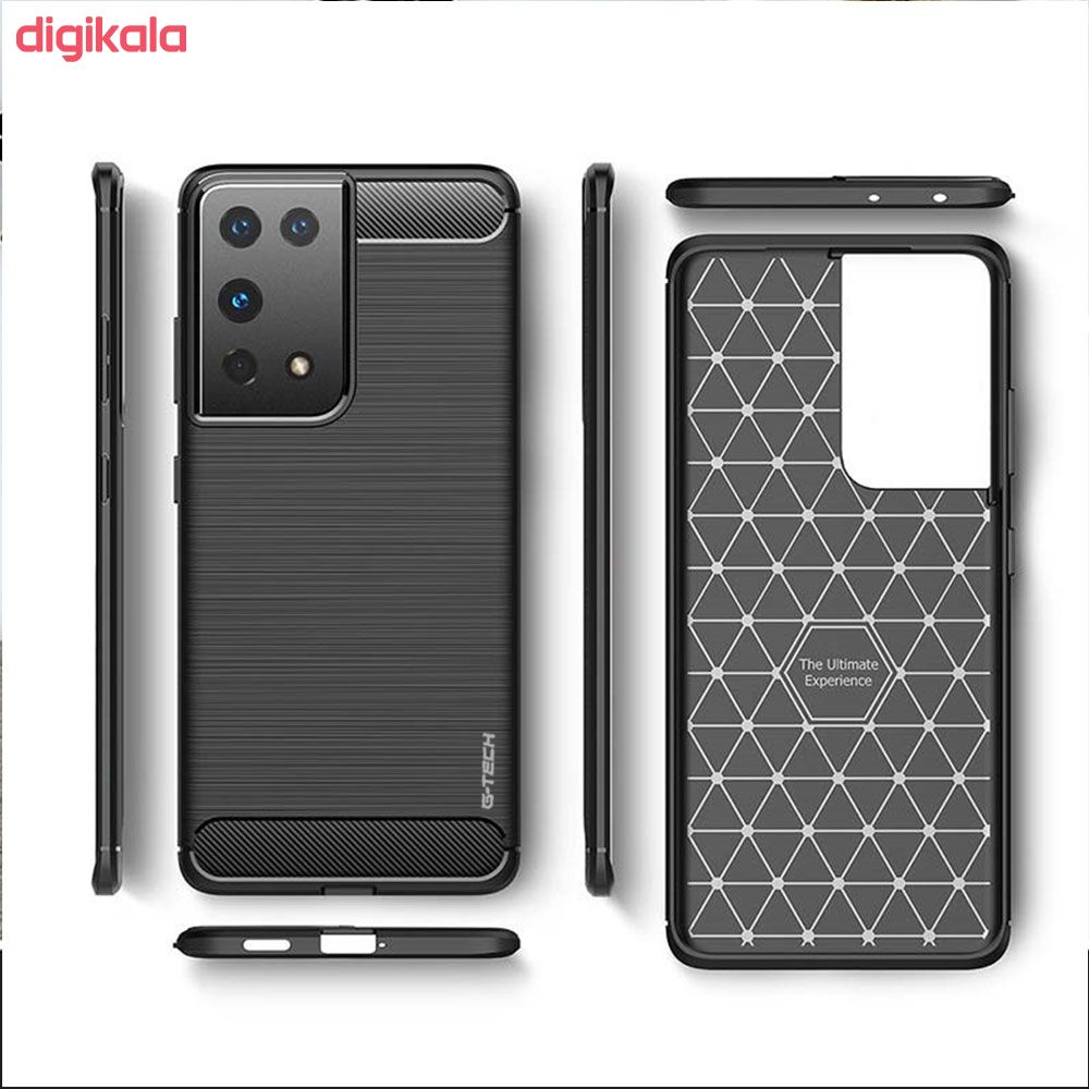 کاور جیتک مدل Rugged Carbon مناسب برای گوشی موبایل سامسونگ Galaxy S21 Ultra main 1 2