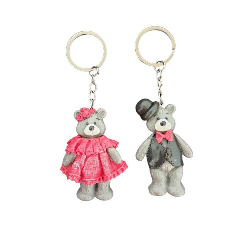 جاکلیدی مدل خرسی بسته 2 عددی