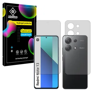 Arka Glass Tough model matte screen protector suitable for Xiaomi Redmi Note 13 4G mobile phone Along with the phone back protector 