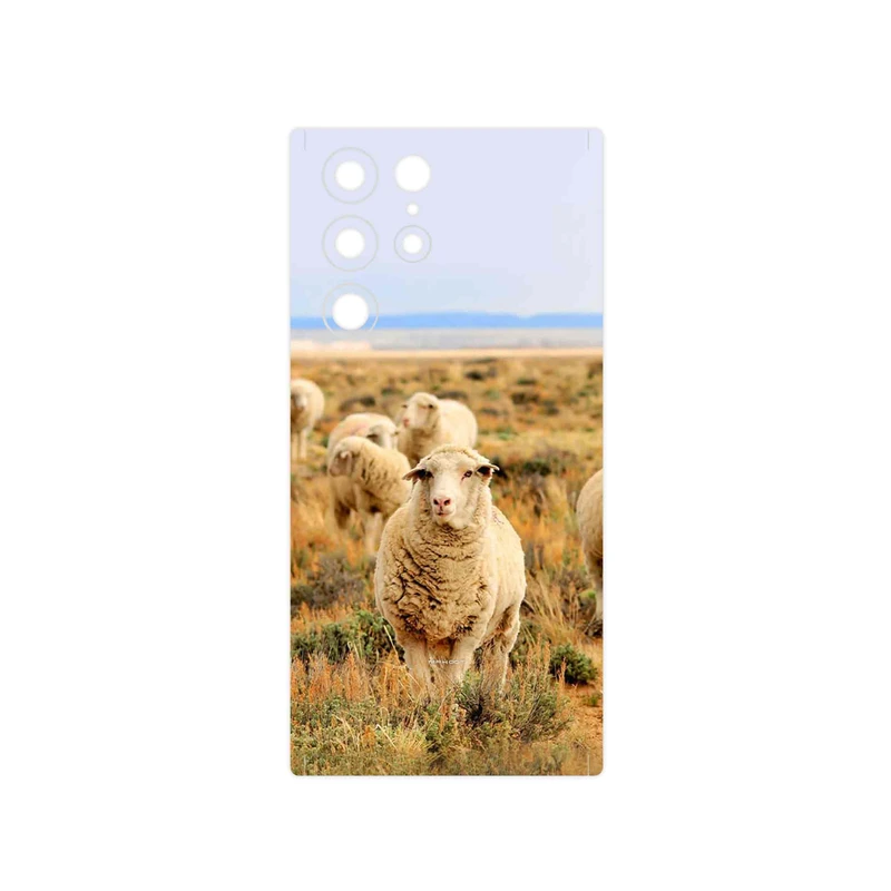 برچسب پوششی ماهوت مدل Sheep مناسب برای گوشی موبایل سامسونگ Galaxy S22 Ultra 5G