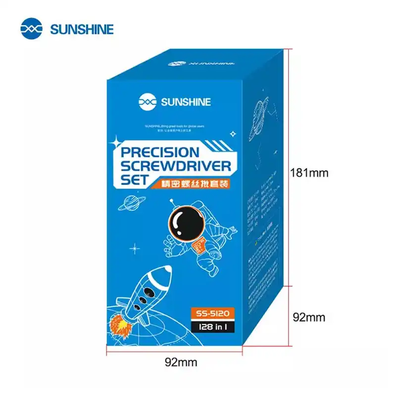 سری پیچ گوشتی سانشاین مدل SS-5120 مجموعه 128 عددی