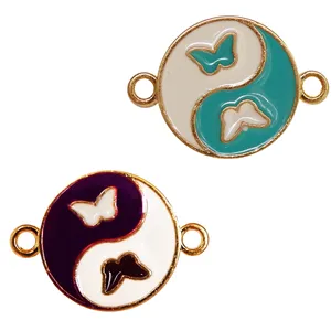 آویز دستبند مدل پروانه های ریز کد AD 741 مجموعه 2 عددی