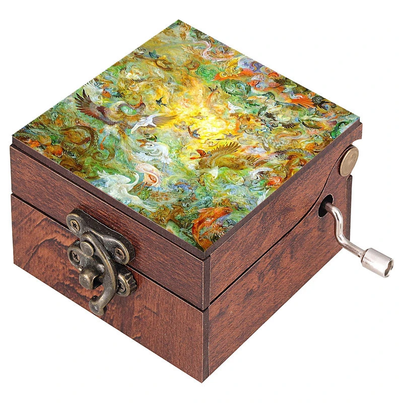 جعبه موزیکال مدل هندلی طرح مینیاتور کد 1063