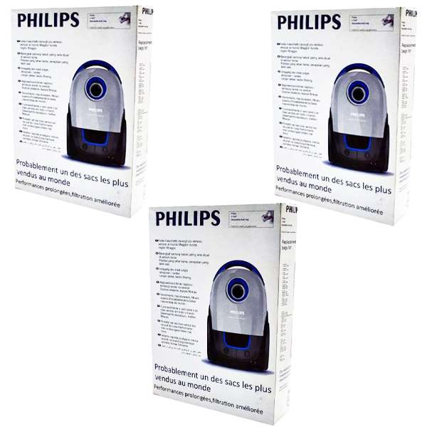  پاکت جاروبرقی فیلیپس مدل 007 سه بسته 4 عددی مناسب برای جاروبرقی فیلیپس