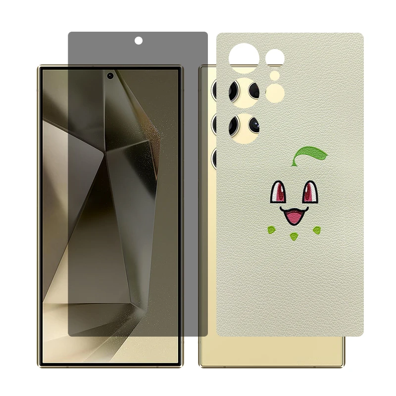 محافظ صفحه نمایش حریم شخصی گلس مدل Together مناسب برای گوشی موبایل سامسونگ Galaxy S22 Ultra به همراه برچسب پوششی پشت گوشی 