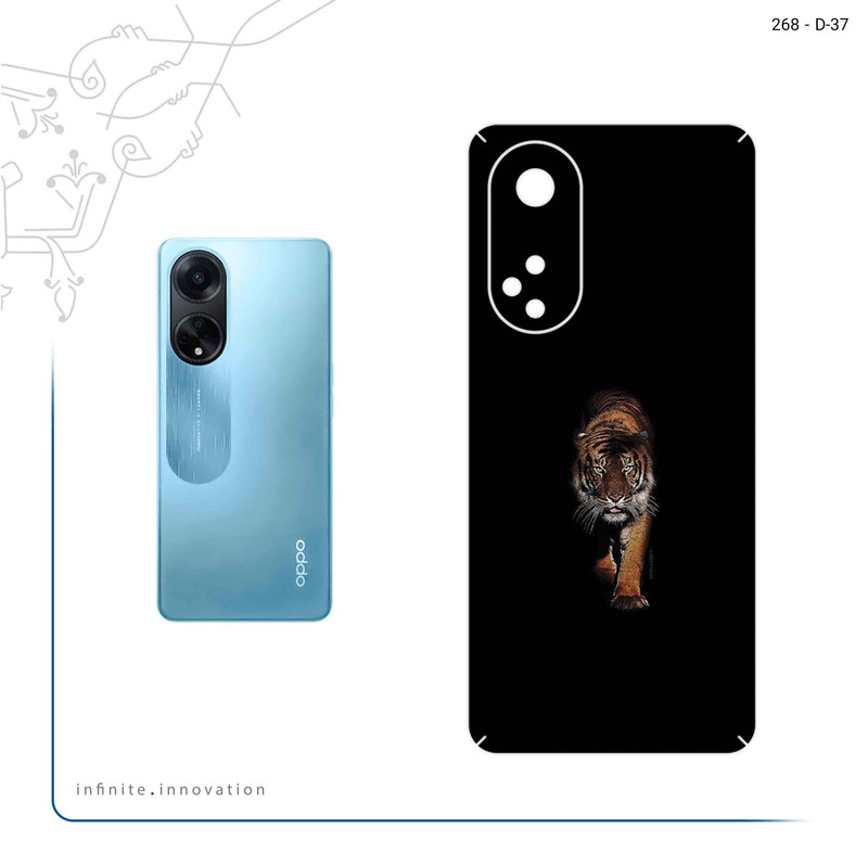 برچسب پوششی ماهوت مدل Wild_Tiger مناسب برای گوشی موبایل اپو A98