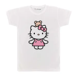 تی شرت بچگانه پرمانه طرح Kitty کد pmt.2409