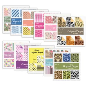کاغذ اوریگامی سلما مدل جامع کد 10 مجموعه 12 عددی
