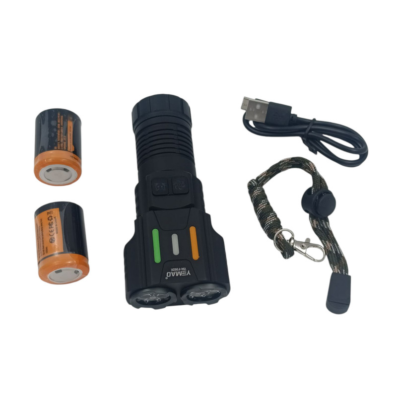 چراغ قوه دستی یئماو مدل YM-F302x رنگ نور مهتابی