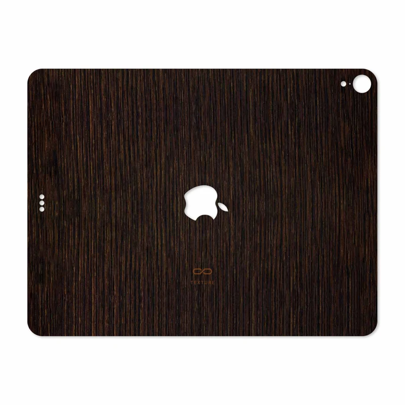 برچسب پوششی ماهوت مدل Dark-Gold-Stripes-Wood مناسب برای تبلت اپل iPad Pro 12.9 (GEN 3) 2018 A1876